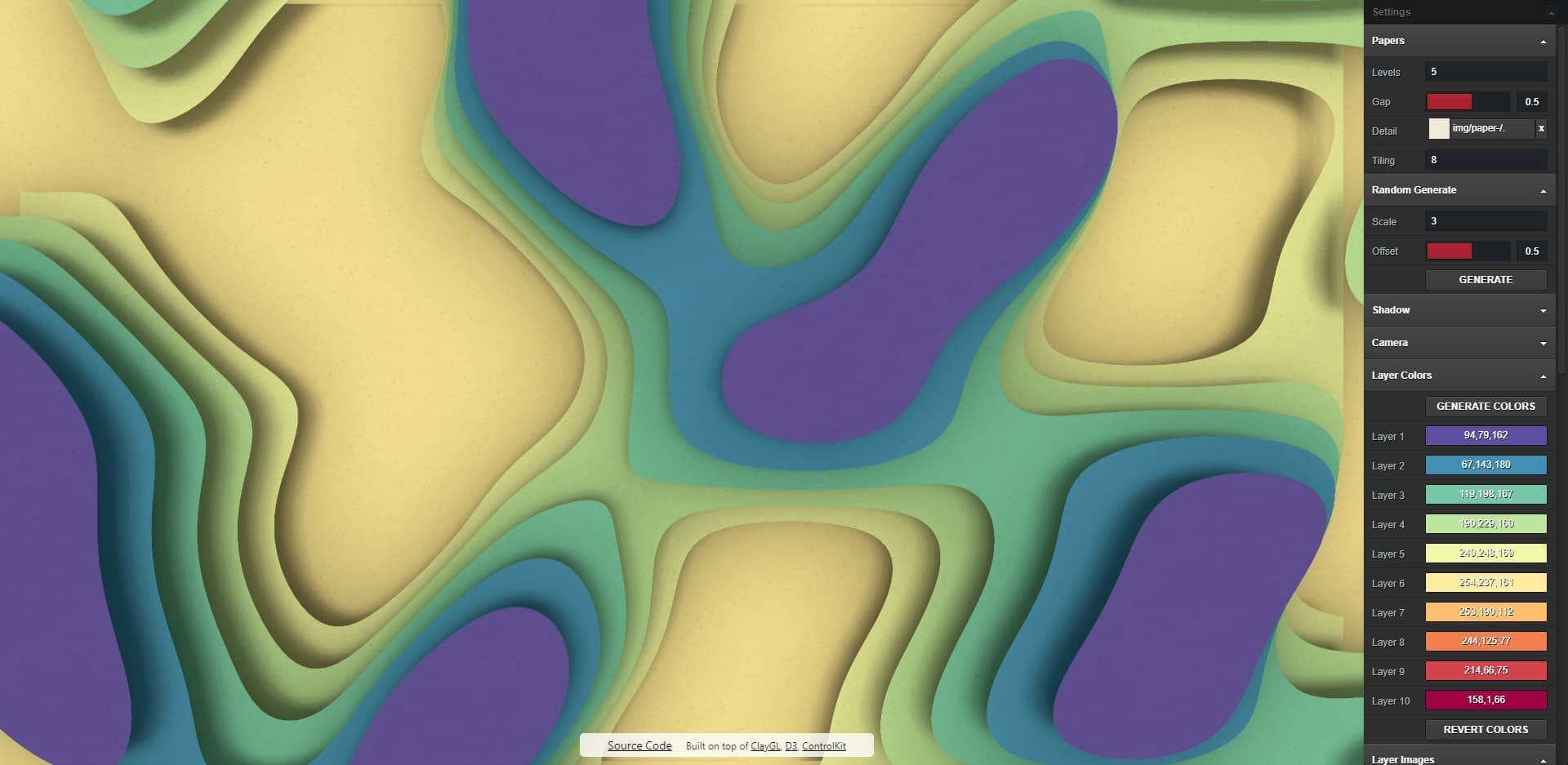 多重剪纸生成器