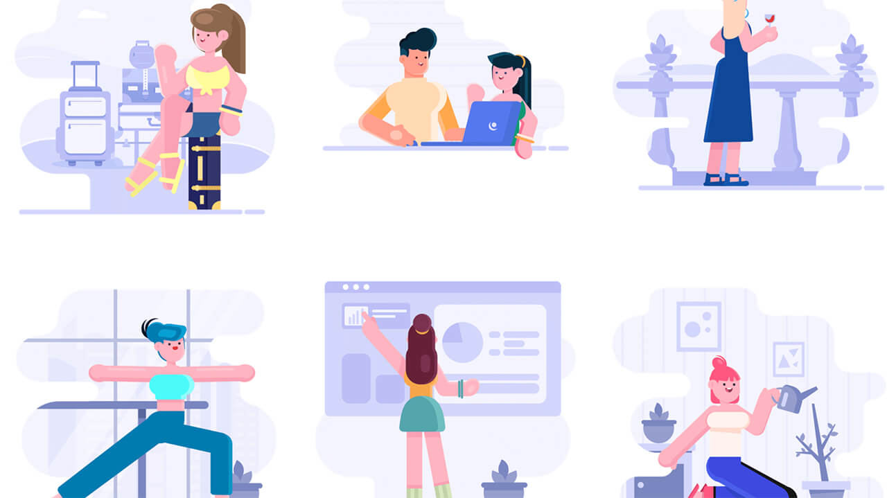 免费商用插画网站——Loomies官网截图