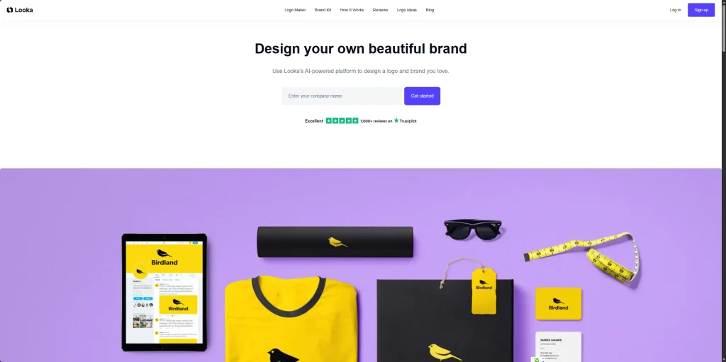 Looka – 免费AI智能LOGO设计工具