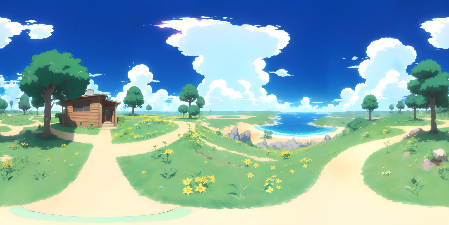 Text to Skybox ——AI生成360°无缝环境贴图