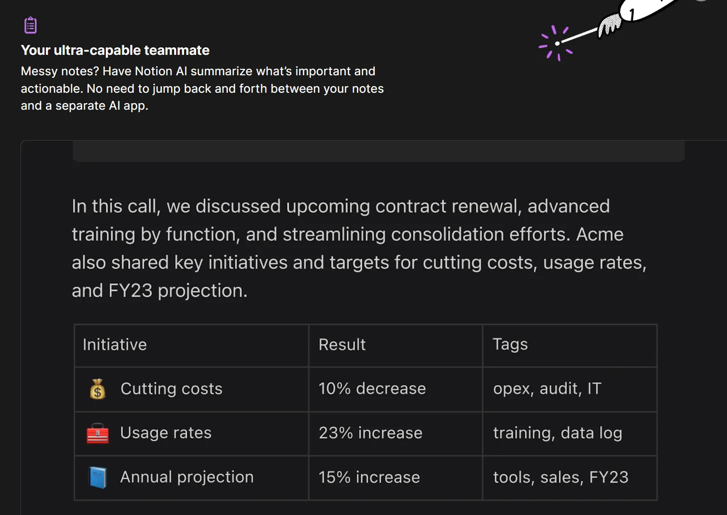 Notion AI —— Ai写作神器