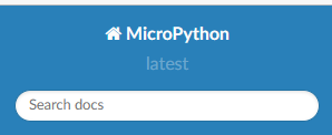 MicroPython官方文档
