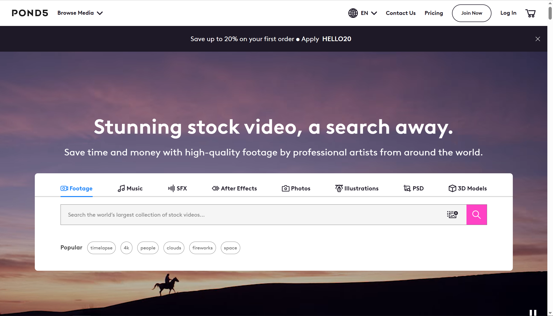 Pond5——全球无版权免费素材