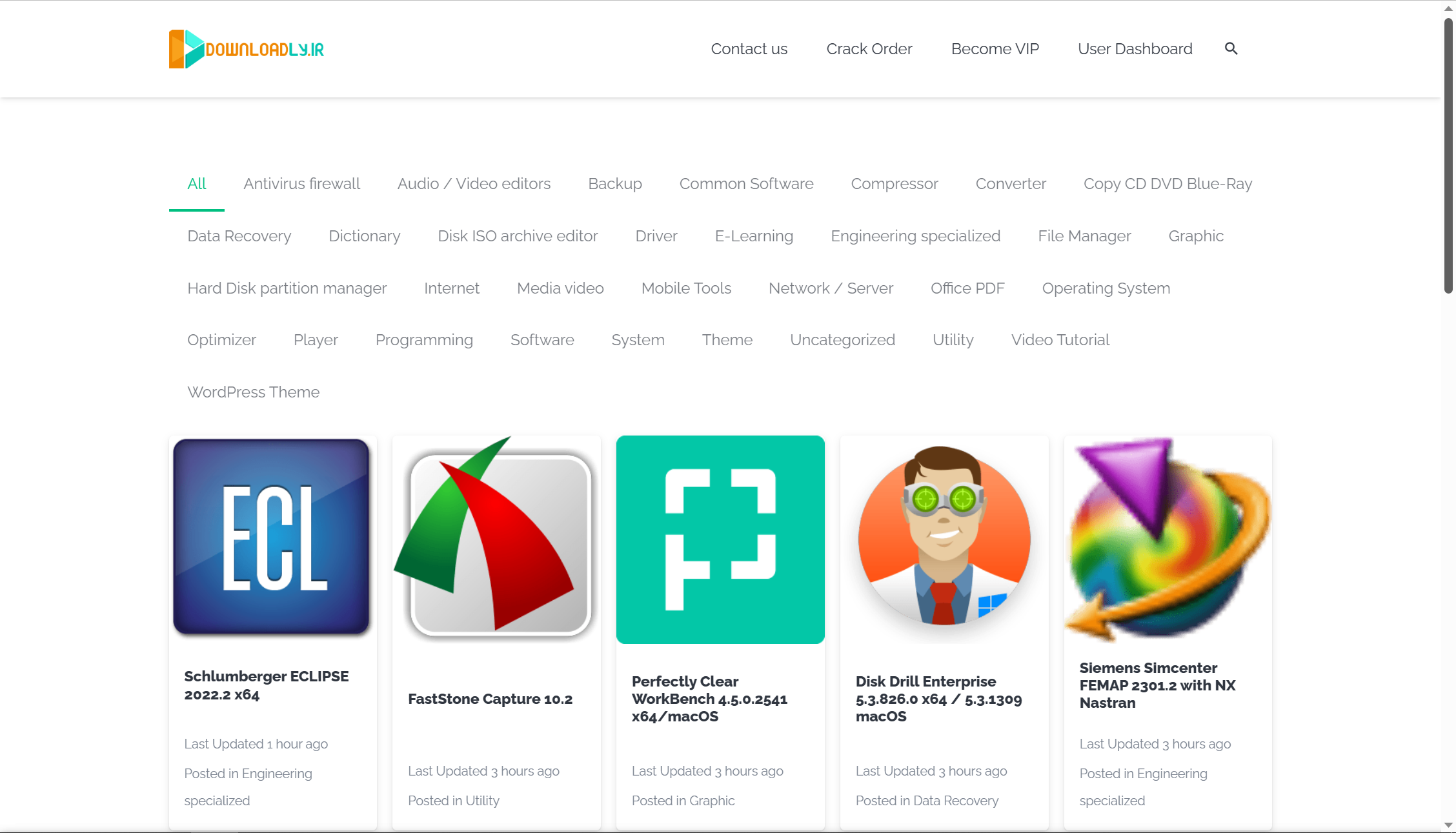 Downloadly.IR—国外破解软件下载站，很多专业软件