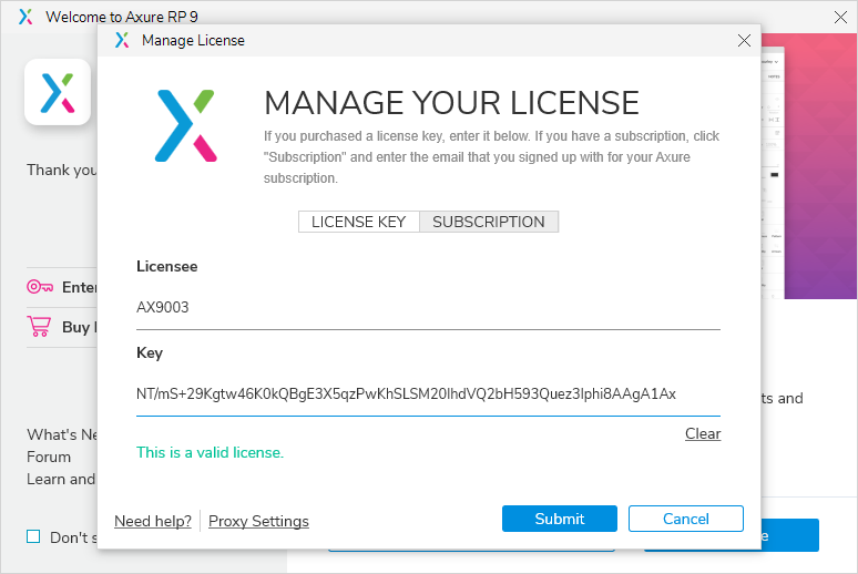Axure各种版本注册码(授权密钥) | 最新Axure RP 9.0.0.3727授权码