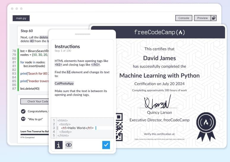 freeCodeCamp免费学习编程的平台