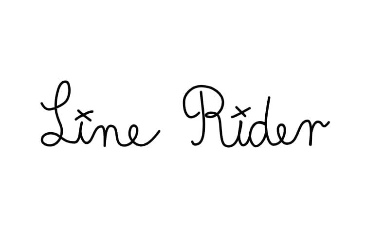 Line Rider,一款典型的沙盒游戏