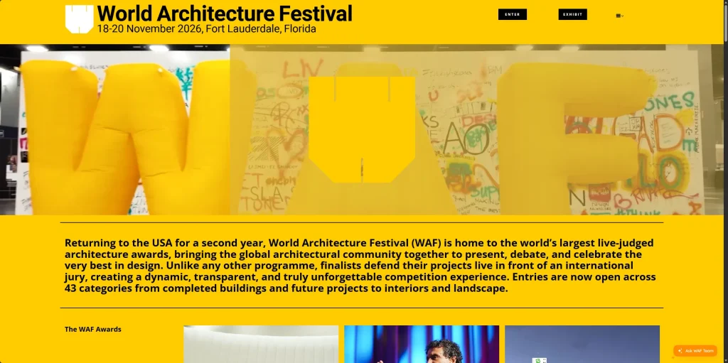 World Architecture Festival世界建筑名录 1 World Architecture Festival世界建筑名录