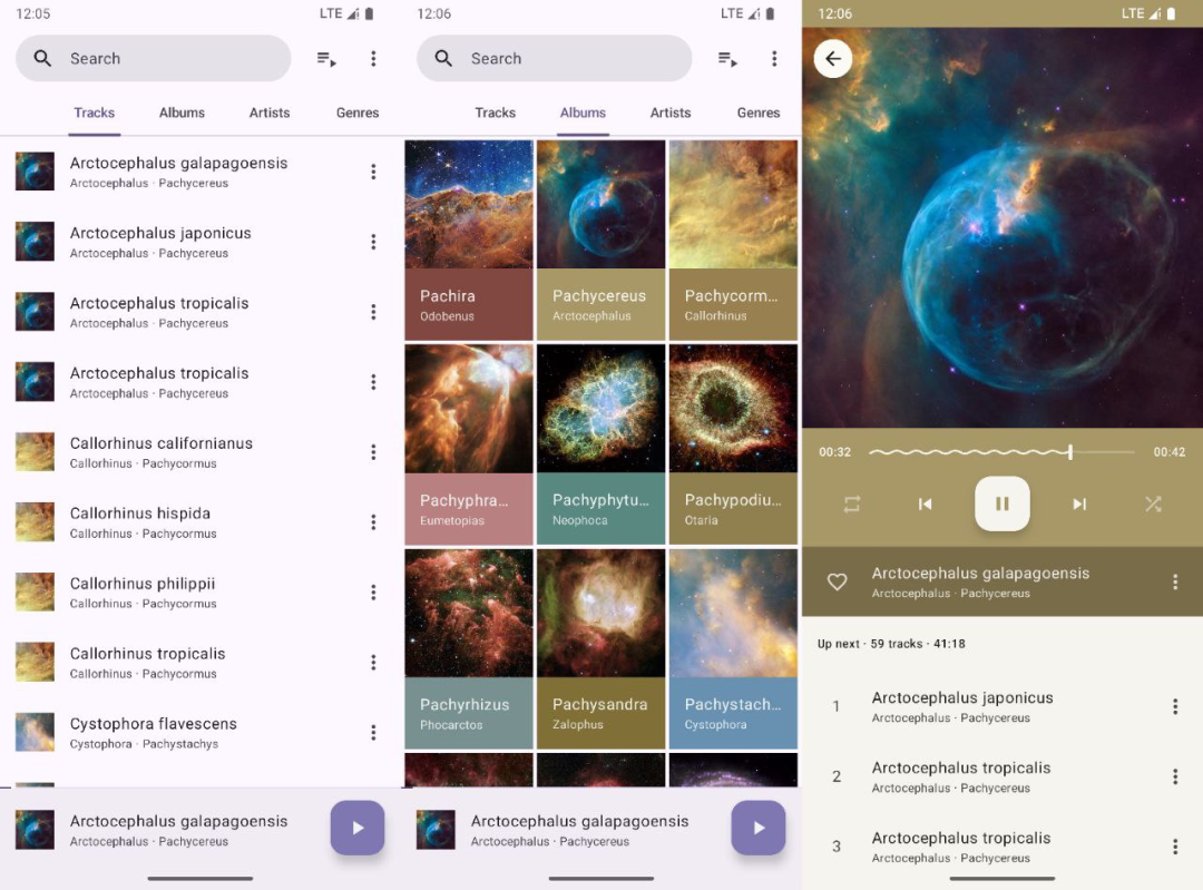 【安卓】Phocid – 开源 Android 本地音乐播放器