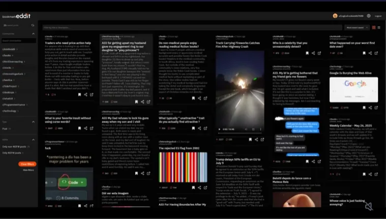 Bookmarkeddit | Reddit 收藏管理神器，搜索、整理、分享一步到位