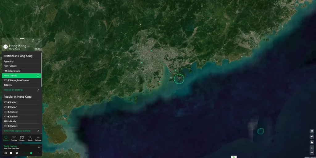 Radio Garden 全球在线电台，收录超过 4 万个站点