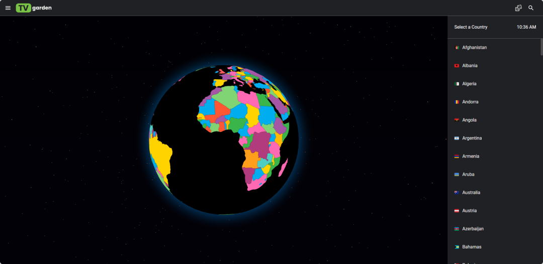 tv.garden：全球电视免费看