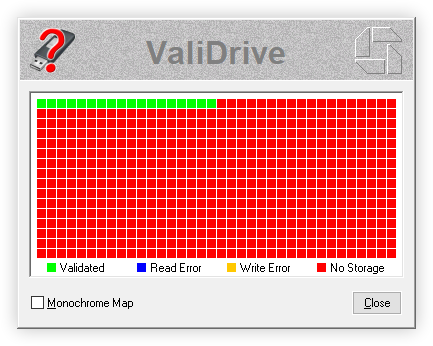ValiDrive ——USB伪容量检测与性能诊断工具