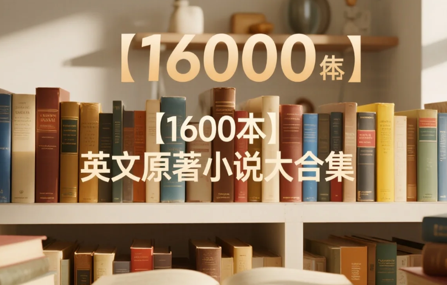 【1600本】英文原著小说大合集