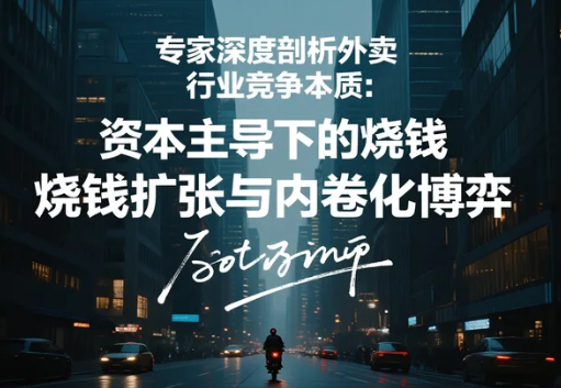 ​​专家深度剖析外卖行业竞争本质：资本主导下的烧钱扩张与内卷化博弈​​