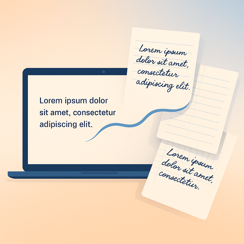 Text to Handwriting Converter – 文本转手写图片生成工具