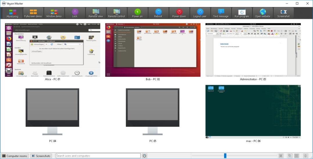 Veyon – 跨平台计算机监控与课堂管理工具