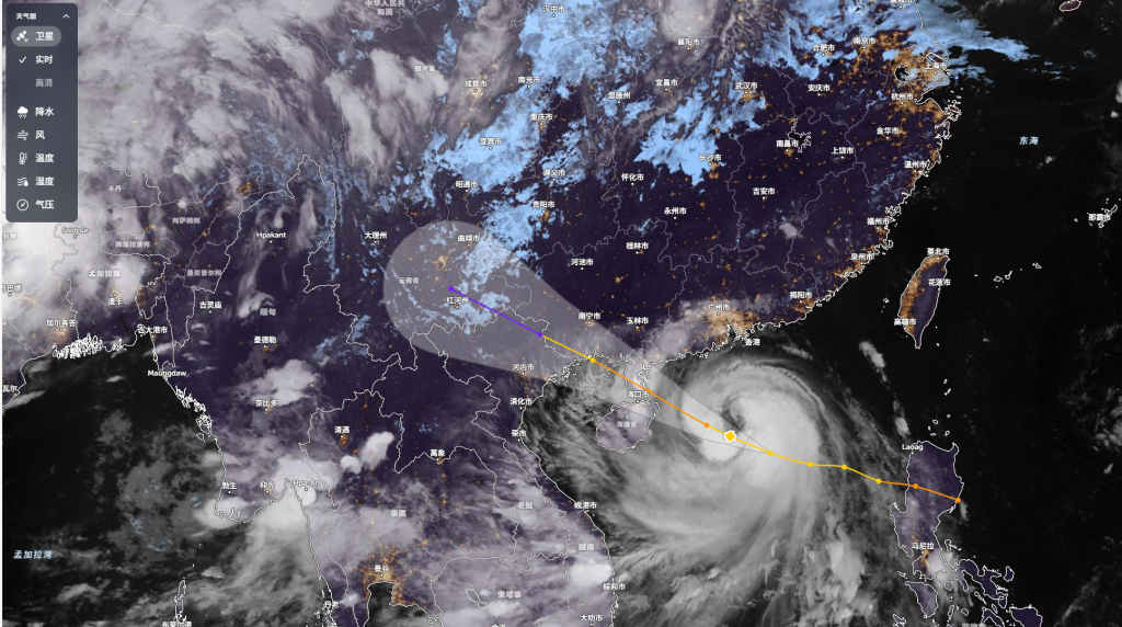 实时地球 – 全球气象与灾害监测平台
