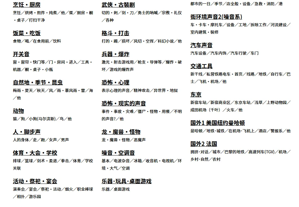 小森平音效 – 免费下载各种音效