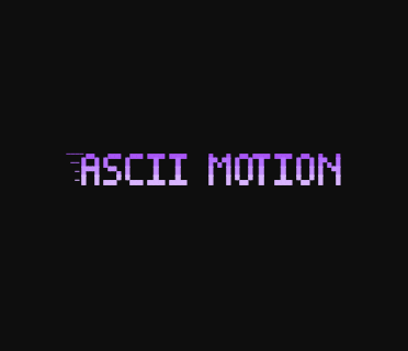ASCII Motion 开源的 ASCII/ANSI 字符动画编辑器