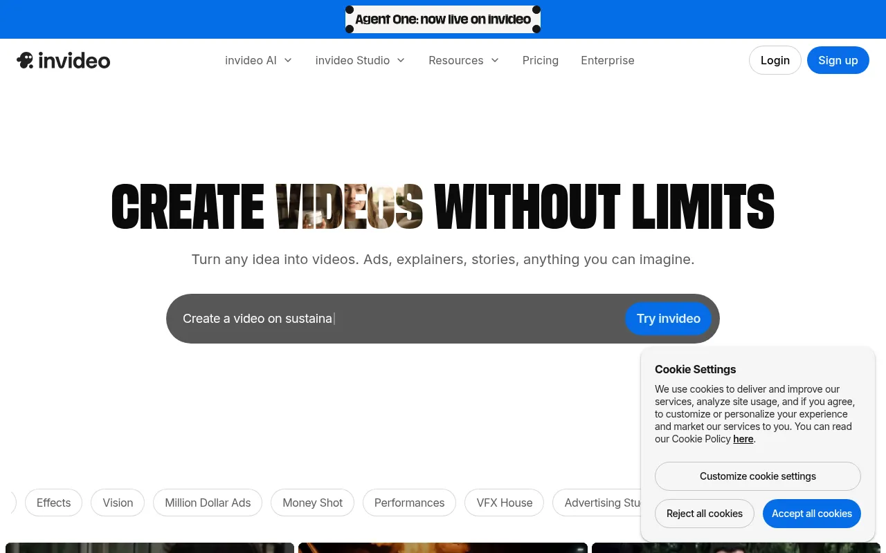 invideo.io – 智能视频创作一键搞定