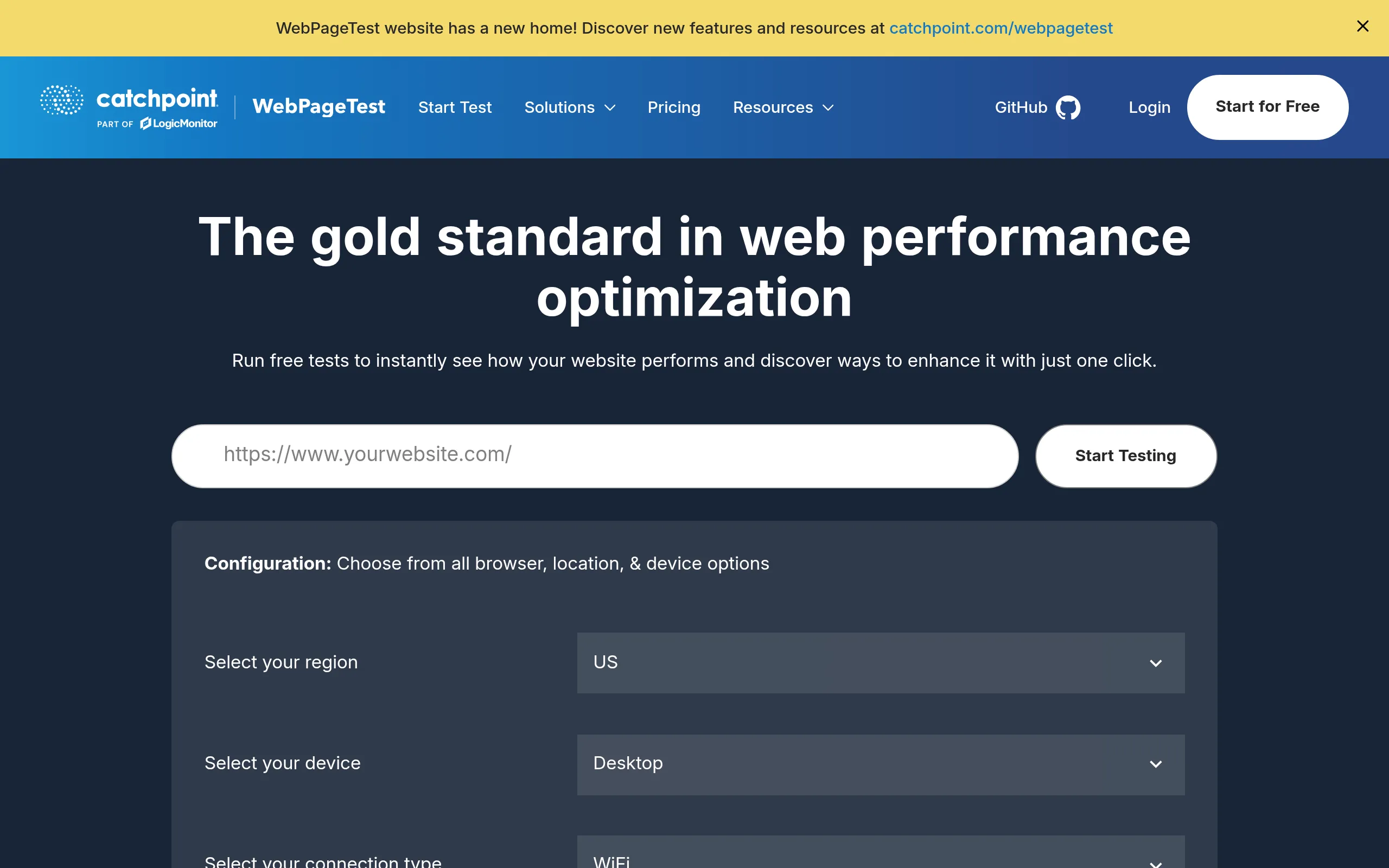 WebPageTest – 网页性能测试的全新开发平台