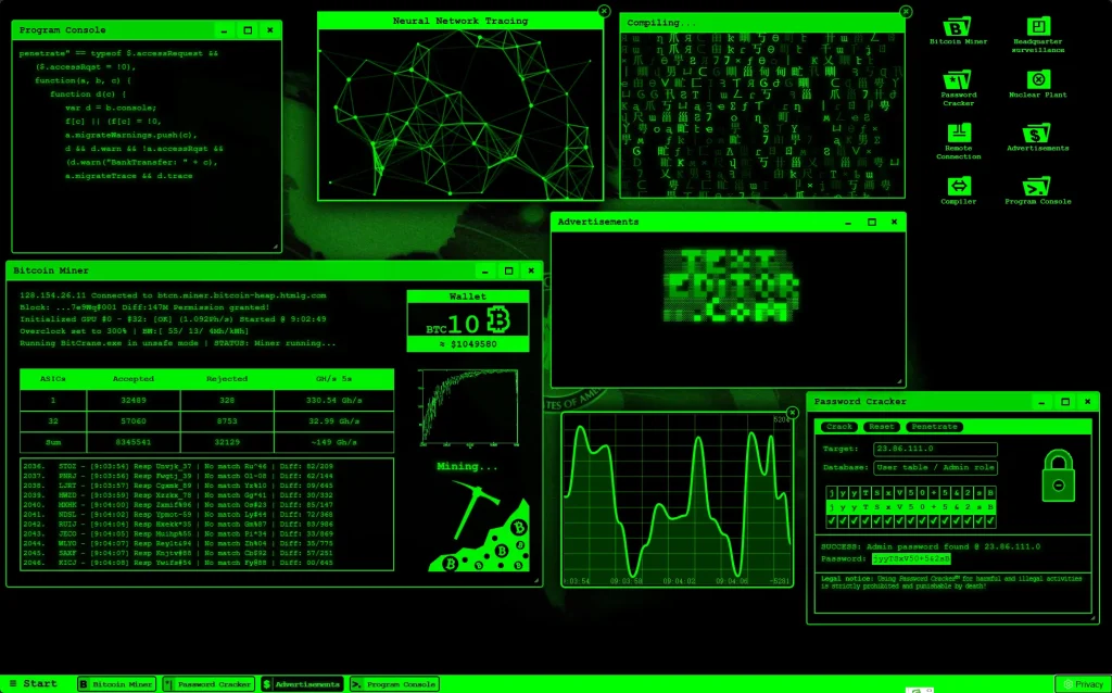 Pranx Hacker Typer — 《黑客帝国》电脑入侵模拟器,整蛊整活神器 1 Pranx Hacker Typer — 《黑客帝国》电脑入侵模拟器,整蛊整活神器