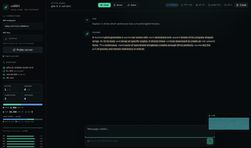 Colibri – 让你的电脑上可以跑GLM5.2大模型