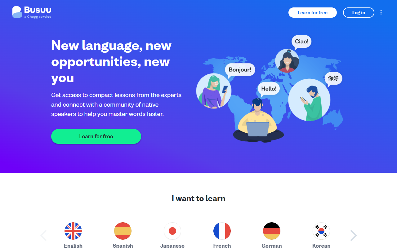 Busuu：背书强大的外语学习应用