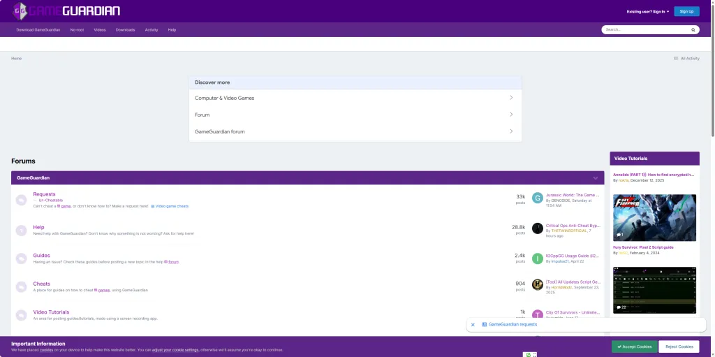 Forums - GameGuardian - 游戏修改互助社区 1 Forums – GameGuardian – 游戏修改互助社区