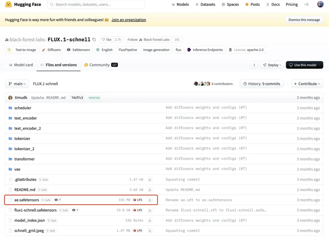Flux AI 模型,搞定 ComfyUI 上安装 59 Flux官网截图