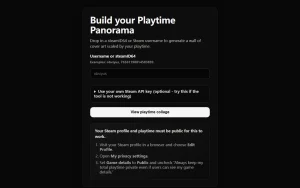 Playtime Panorama – Steam 游戏时长可视化