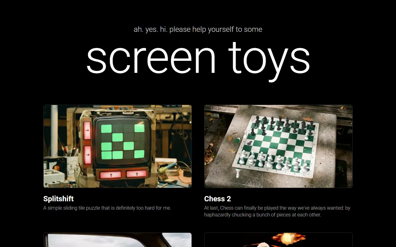 Screen Toys – 在线解压小游戏集
