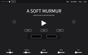 A Soft Murmur – 环境音效混合器